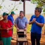 Landmark defende luta por reforma agrária com famílias do Acampamento Estrela