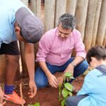 Semana da Agroecologia: Landmark leva palestra e doação de mudas à Escola Consulesa e realiza plantio simbólico no IFMS