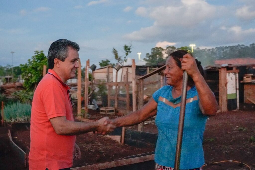 Landmark defende a agroecologia como caminho para uma vida mais saudável. Foto: Pedro Roque