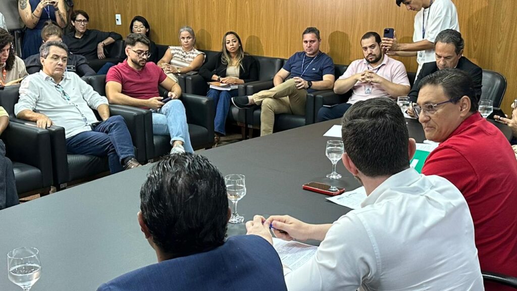 Vereador acompanhou reunião do IMPCG na Câmara. Foto: Pedro Roque