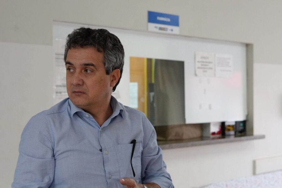 Landmark durante fiscalização em unidade de saúde da Capital. Foto: Pedro Roque