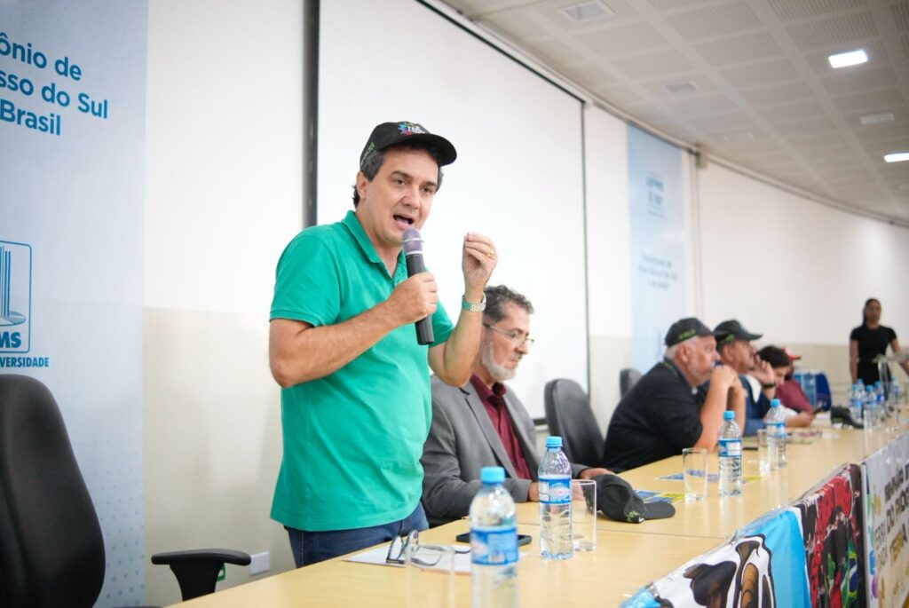 Landmark discursa durante evento no Incra. Foto: Pedro Roque