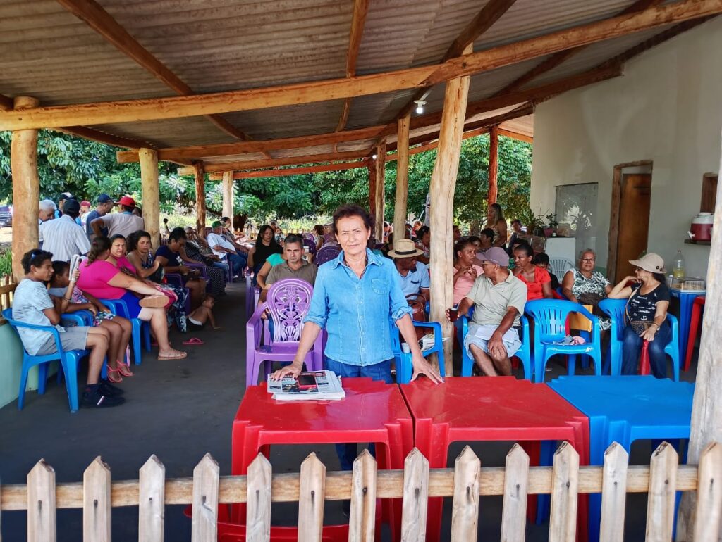Francisca, moradora do Assentamento Três Corações. Foto: Divulgação