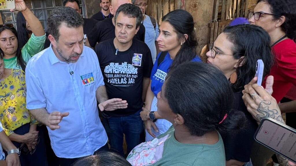 Vereador conduziu o ministro Boulos em visita à Cidade dos Anjos. Foto: Pedro Roque