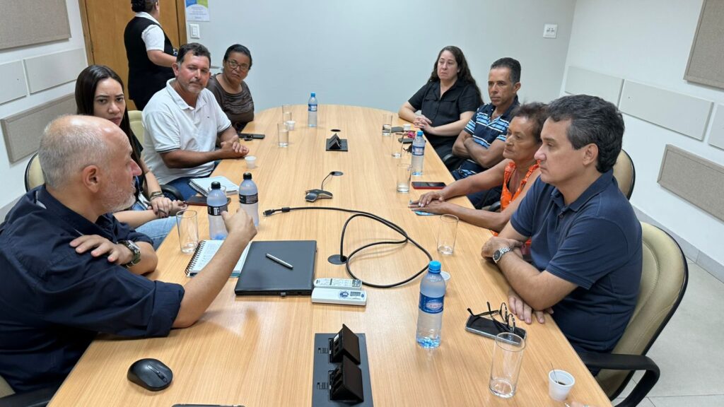Reunião ocorreu na quarta-feira, na Energisa. Foto: Pedro Roque
