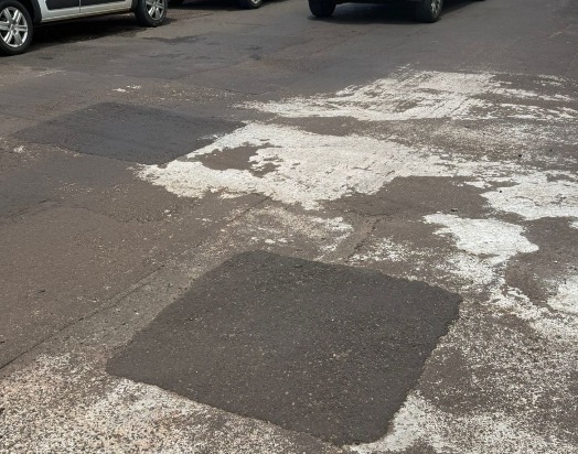 Serviço realizado na Rua Elvira Coelho Machado. Foto: Assessoria