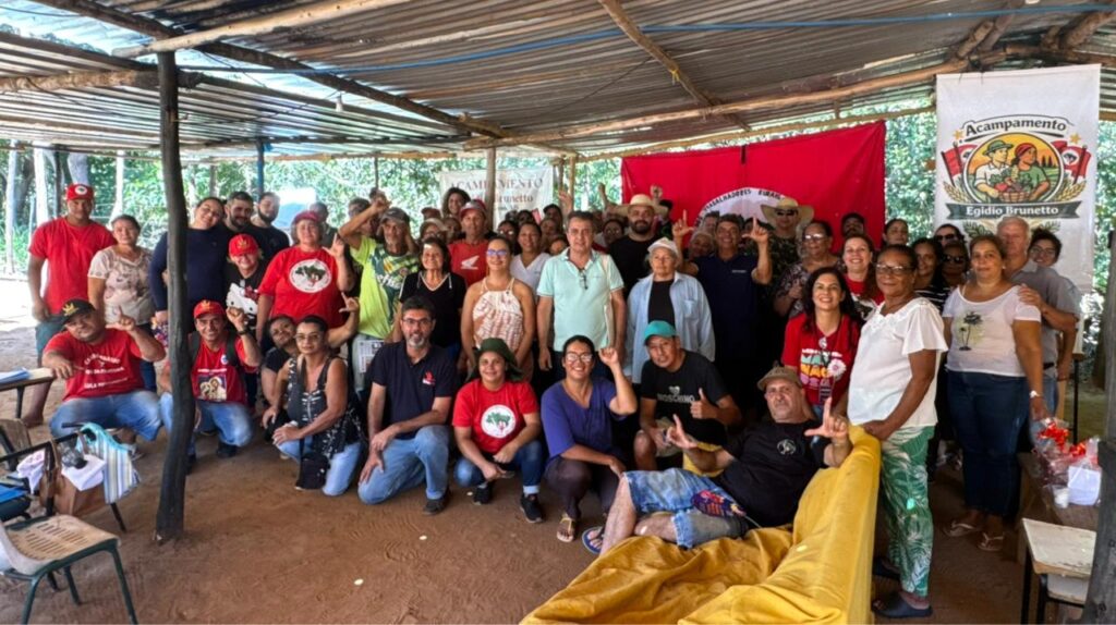 Evento foi realizado no acampamento Egídio Bruneto. Foto: Pedro Roque