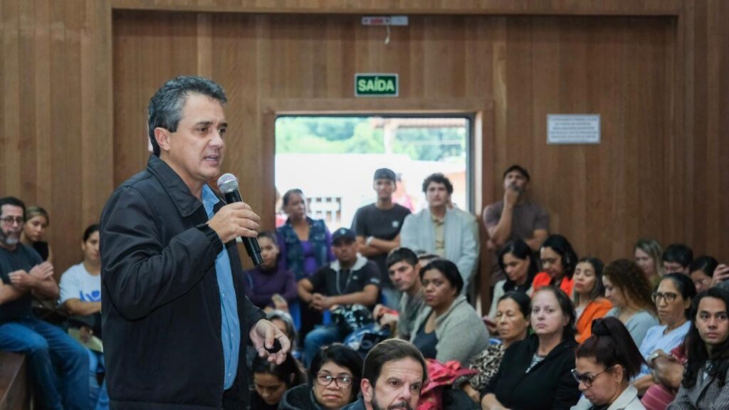 Landmark fala durante evento da Fiocruz na UFMS. Foto: Pedro Roque